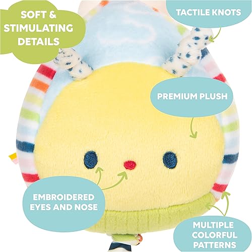 Vista 20 de GUND Baby Tinkle Crinkle Collection Essential Caterpillar - Peluche sensorial, 14 pulgadas Caterpillar 14