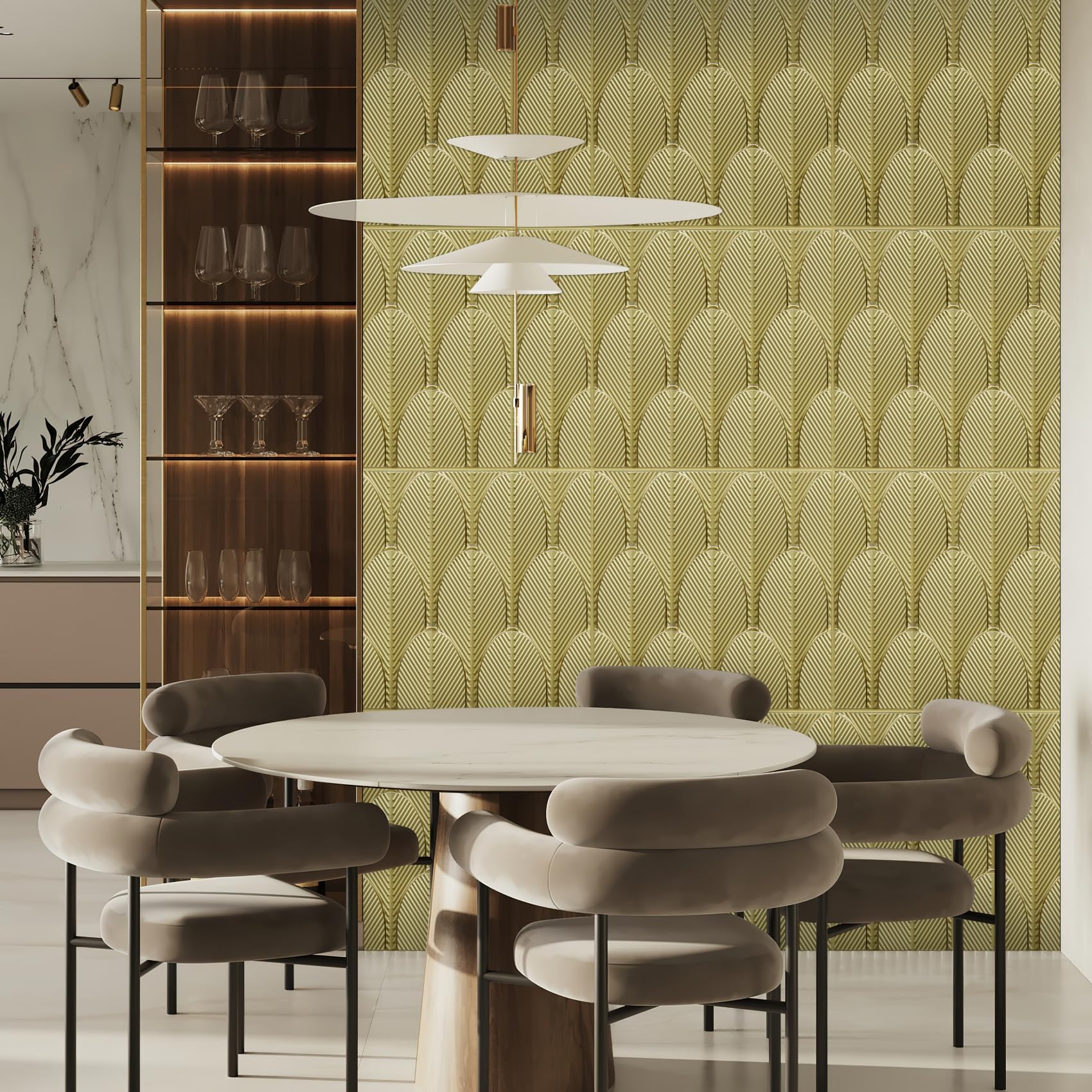 STICKGOO 3D Wall Panels Peel and Stick, Decorative PVC Wall Panels, 19. ...