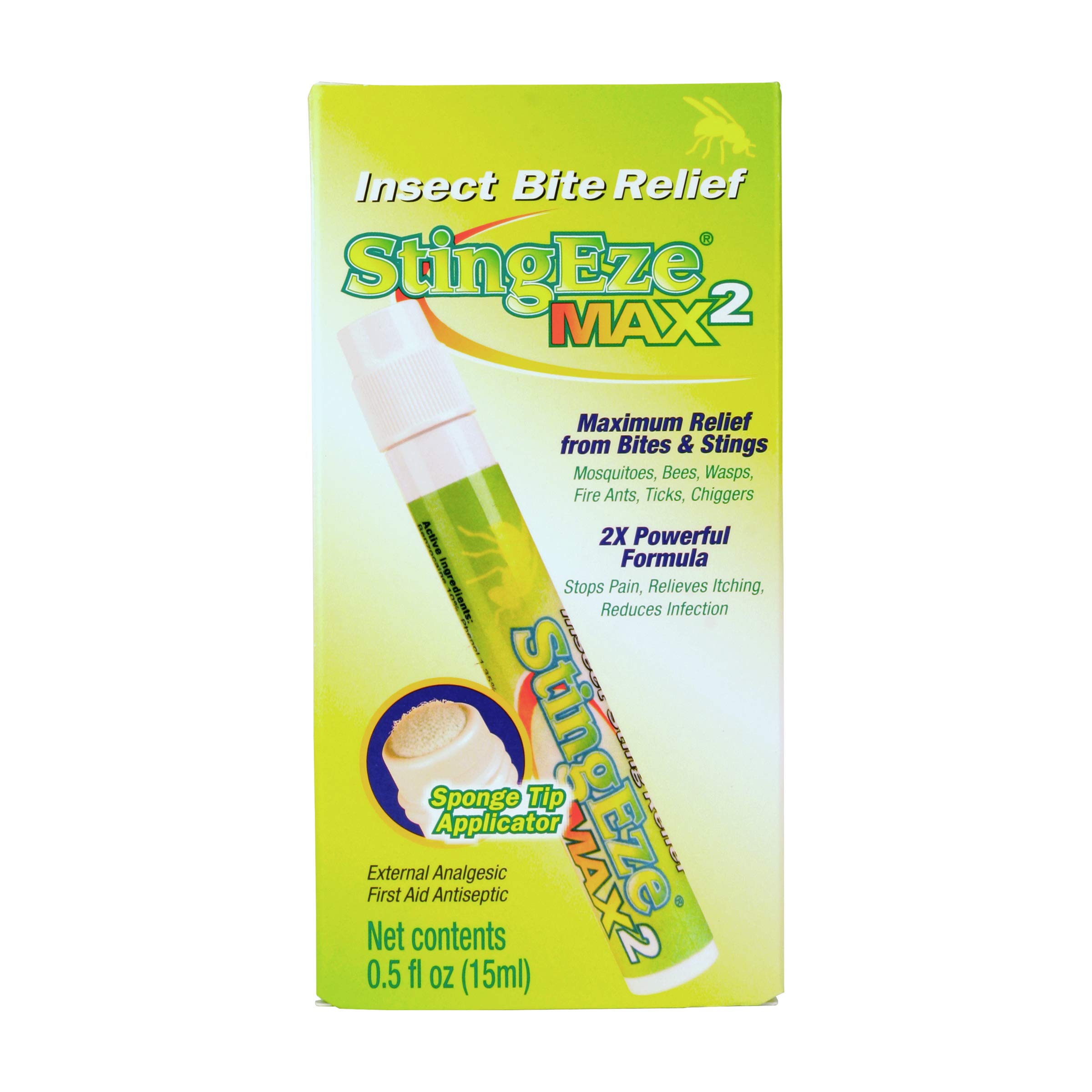 StingEze MAX Bug Bite Relief, Maximum Itch Relief from Bug Bites and