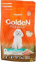 Premier Pet Ração Golden Fórmula Mini Bits Para Cães Adultos De Pequeno Porte Sabor Frango E Arroz 3Kg Para Todas Pequeno Adulto