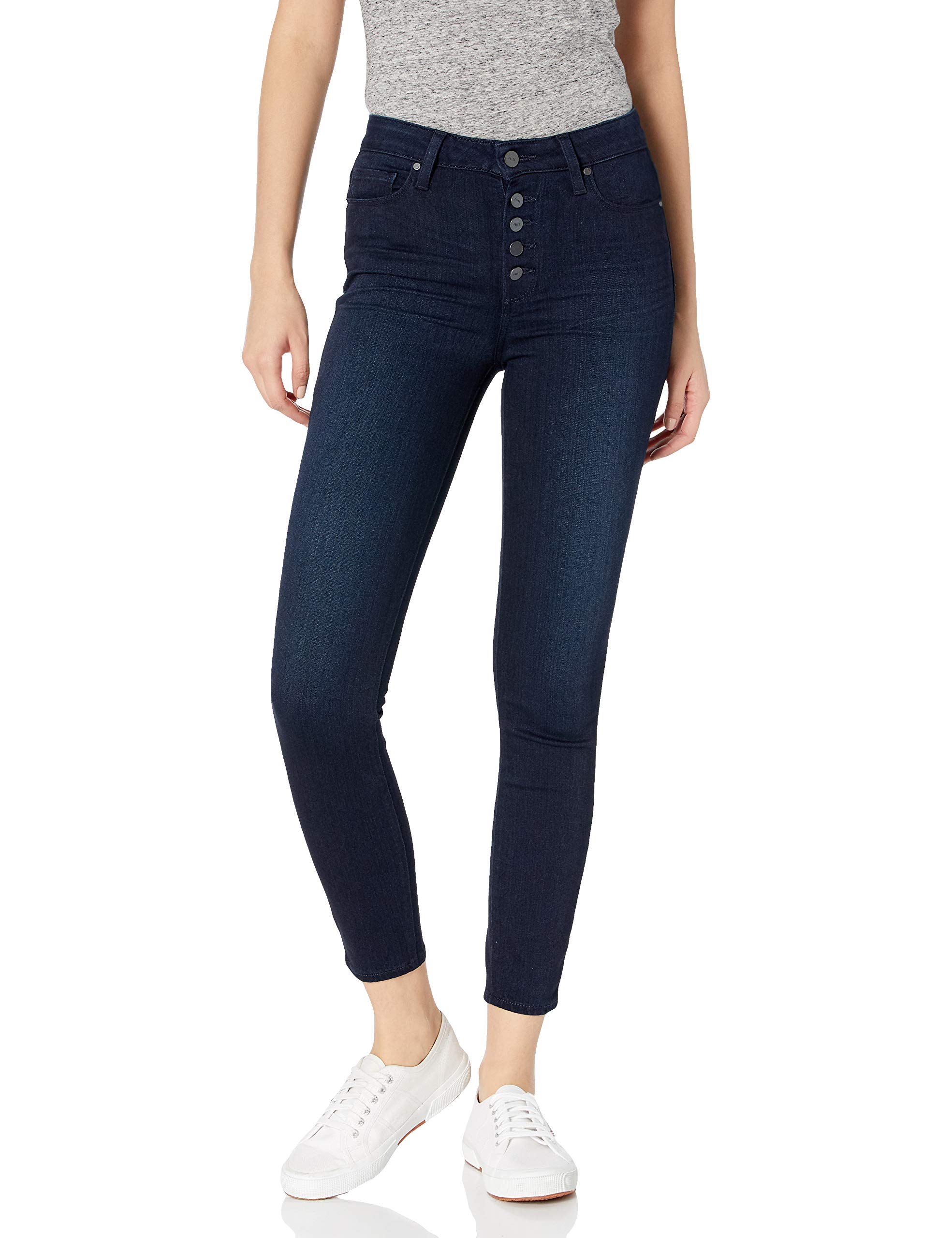 womens HOXTON ANKLE W/EXPOSED BUTTONFLY Jeans