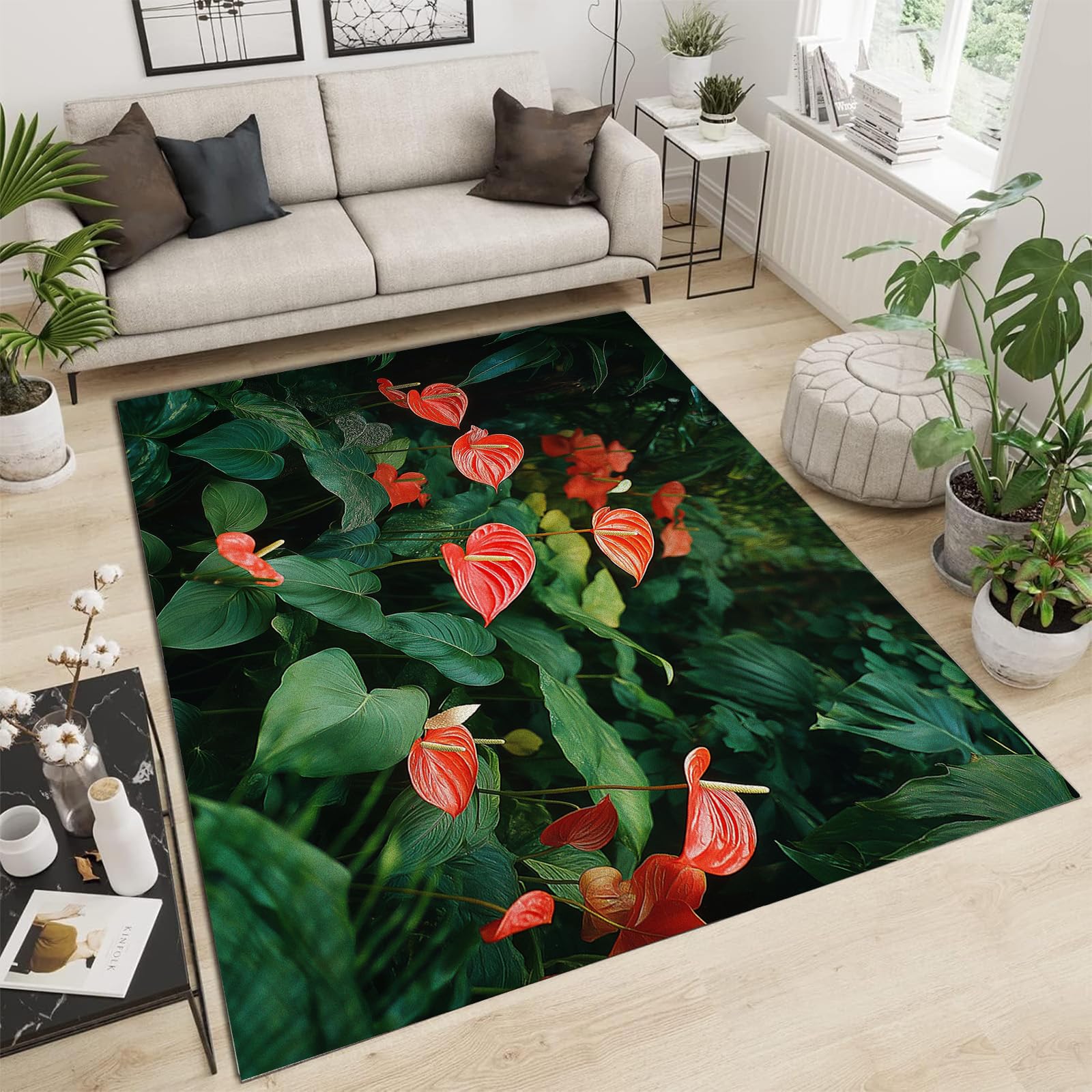 Tapis antidérapant pour sécuriser le salon et simplifier le nettoyage de la chambre
