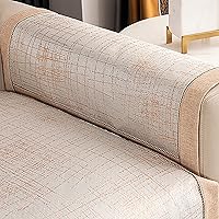 Vista 5 de Fundas de sofá refrescante de verano para 1, 2, 3, 4 asientos, asiento reclinable transpirable de seda helada, antideslizante, protector de muebles