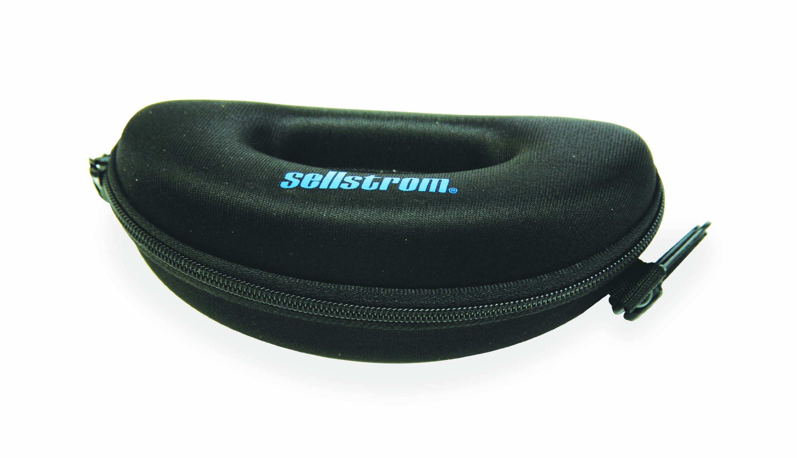 SellstromPadded Safety Glasses, Protective Eyewear Case with Clip Attachment, Black, S79901