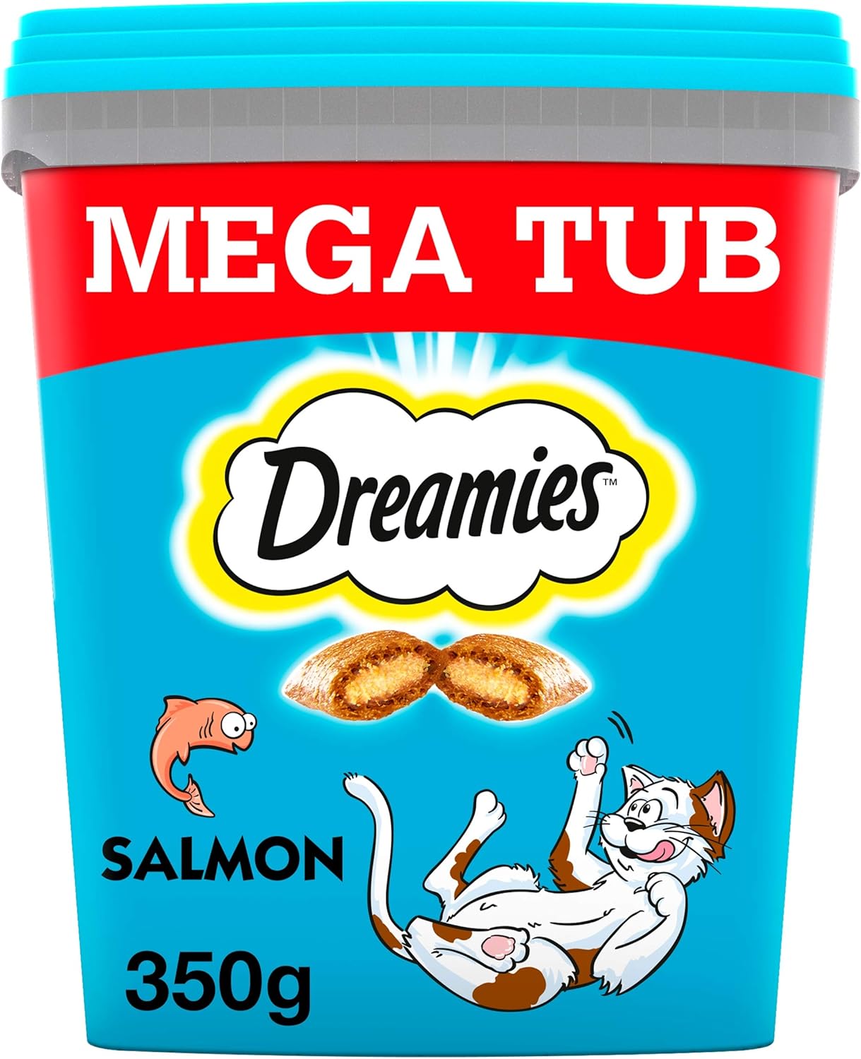 Dreamies Cat Treats, Tasty Salmon, 350g Amazon.co.uk Pet Supplies
