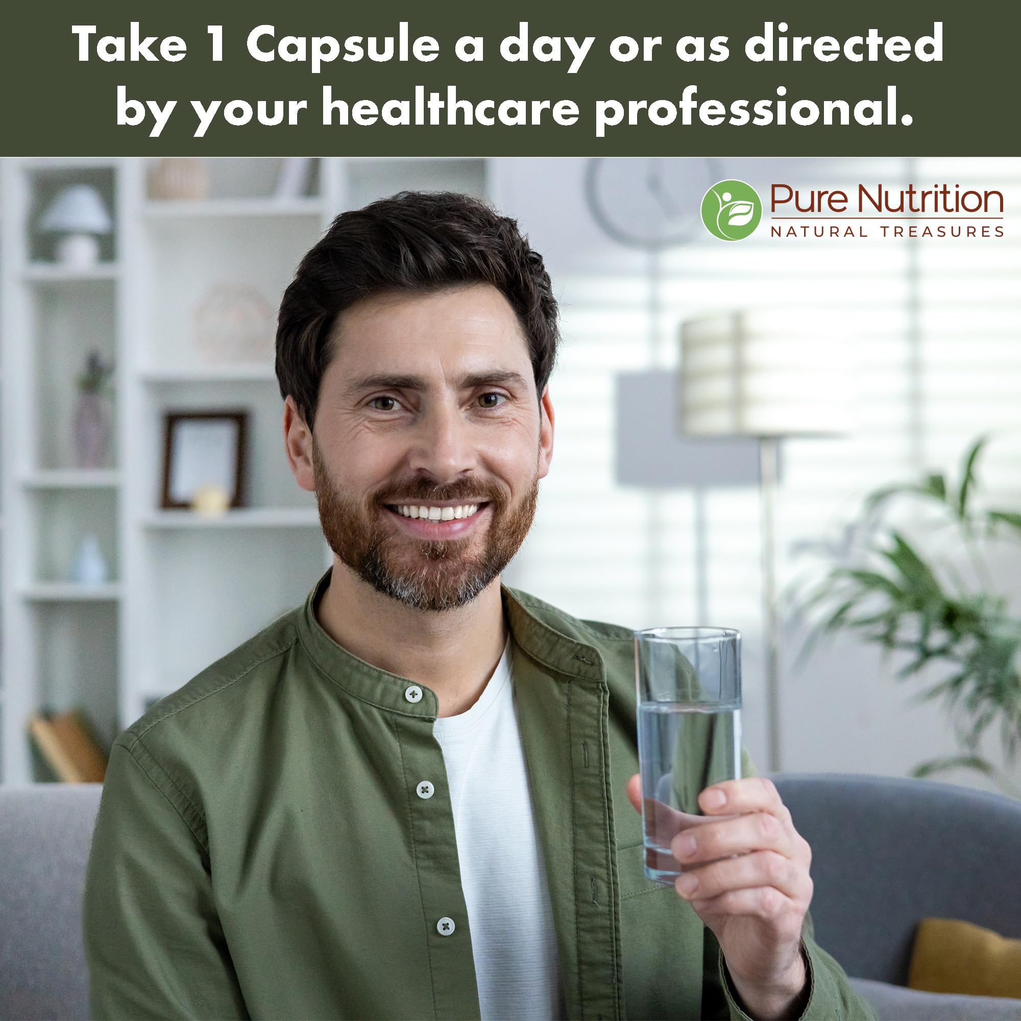Pure Nutrition Stinging Nettle 20:1 Extract, 500mg per Caps | 120 Veg Caps | 4 Months Supply | Once Daily — Amazon image 6