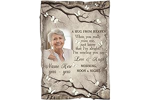 Hugs from Heaven Memorial Tribute Throw