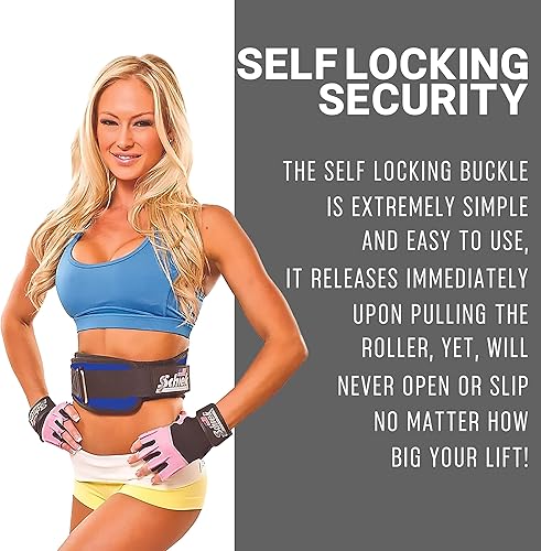 Miniatura 6 de Schiek Sports 2004 Cinturón de elevación - Cinturón de levantamiento de pesas para mujeres y hombres - Cinturón de peso de nylon de neopreno