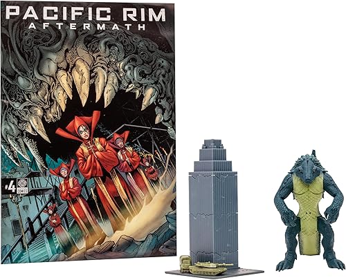 Pacific Rim McFarlane Toys Raiju (Kaiju) - Figura a escala de 4 pulgadas con cómic
