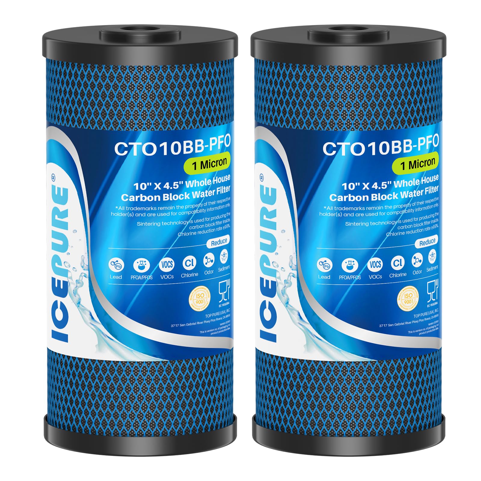 ICEPURE Water Filter - Whole House Sediment Activated Carbon -14