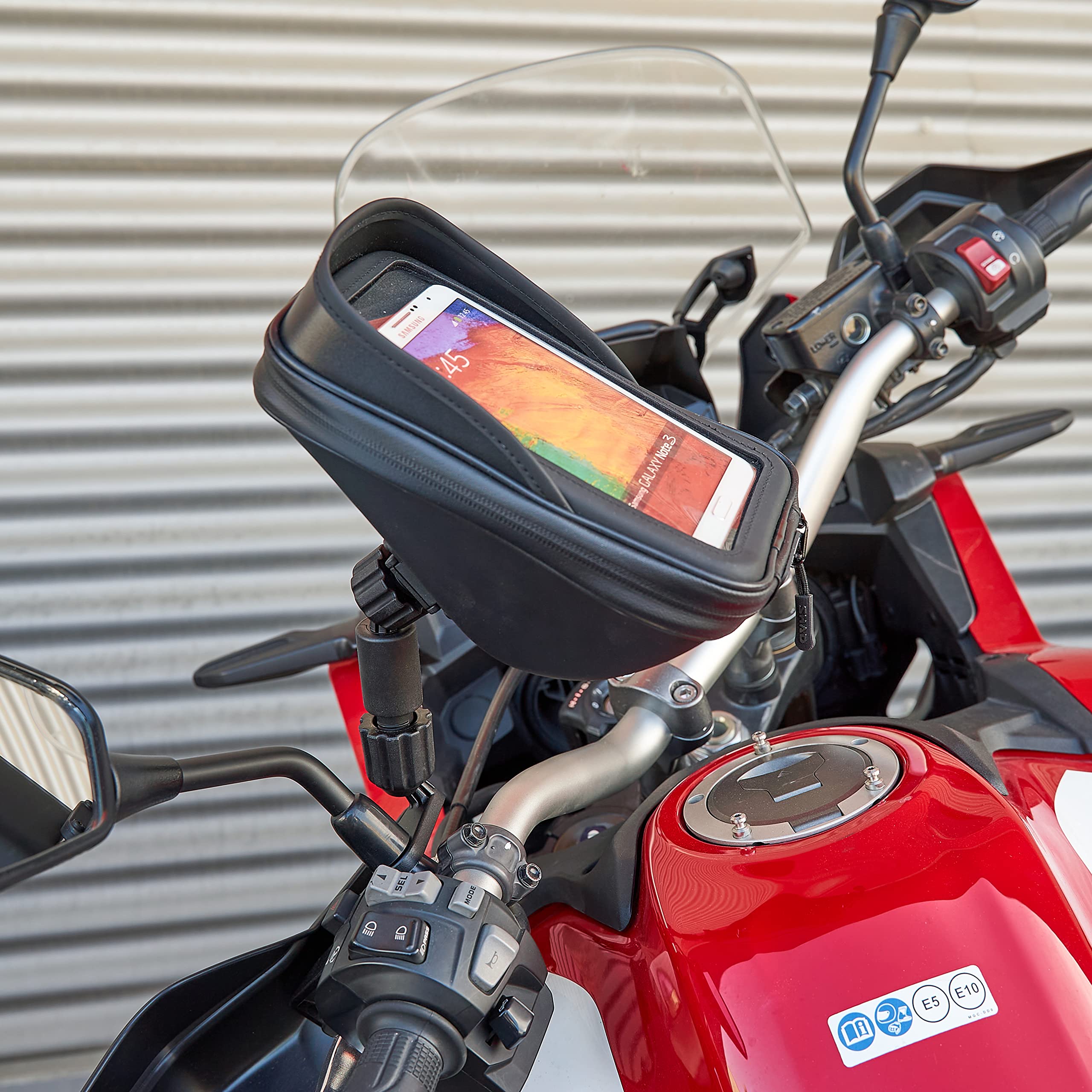 SHAD Soporte Smartphone SG76 con Bolsillo, 180 x 90 mm - RETROVISOR