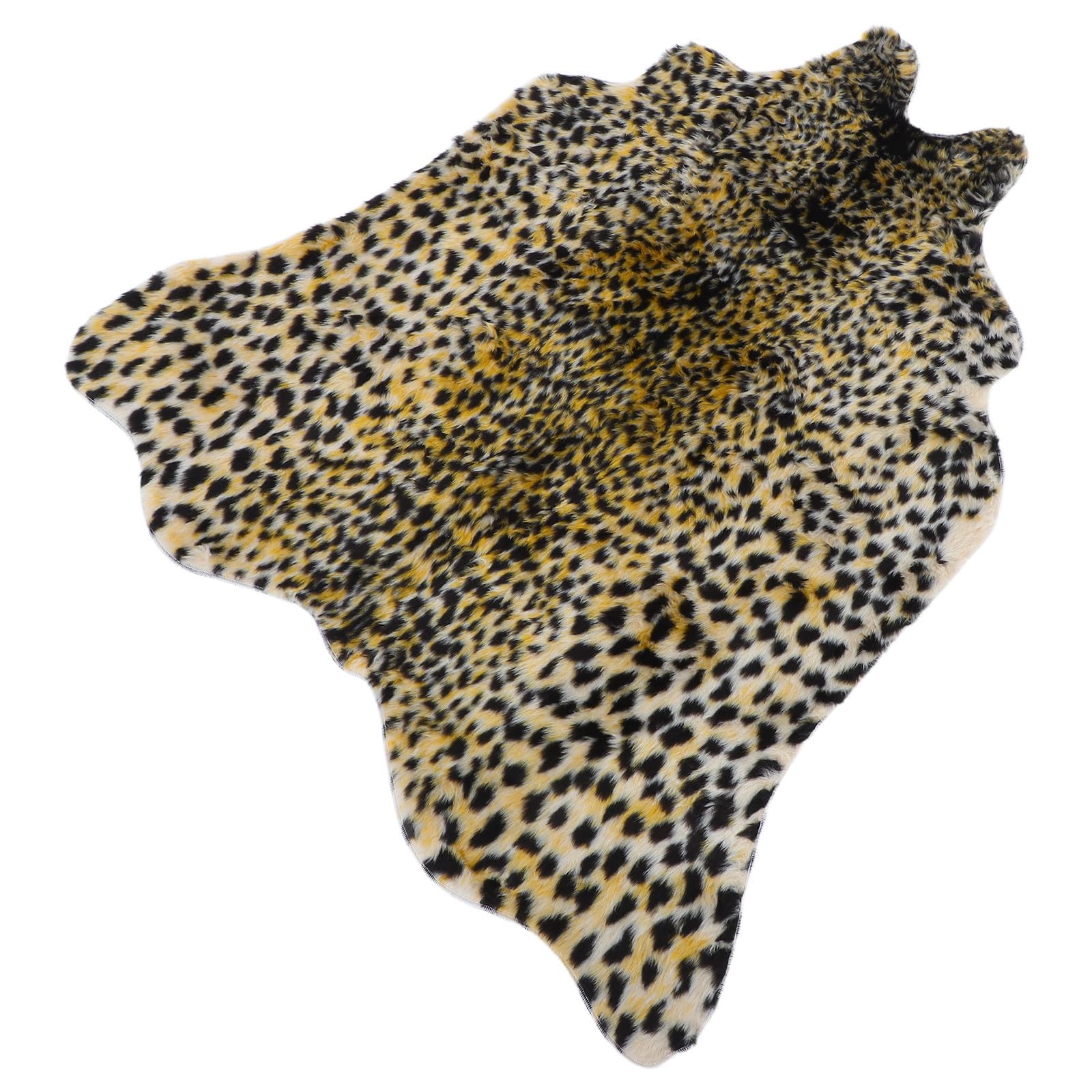Tapis peau de léopard synthétique en acrylique doux pour salon moderne