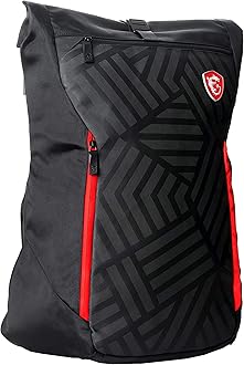 Mystic Knight Gaming Laptop Backpack, Quick Access, Padded Mesh, Lightweight Polyester Exterior, Fits Up to 17 Inch Laptop, Water Repelent IPX-2, Convertible to Shoulder Pack, Large Size