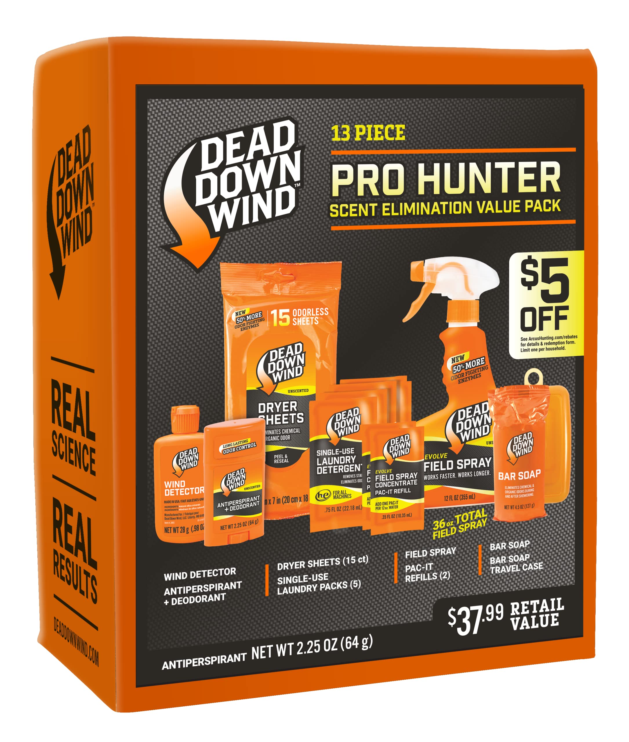 13 Piece Pro Hunter Scent Elimination Value Pack