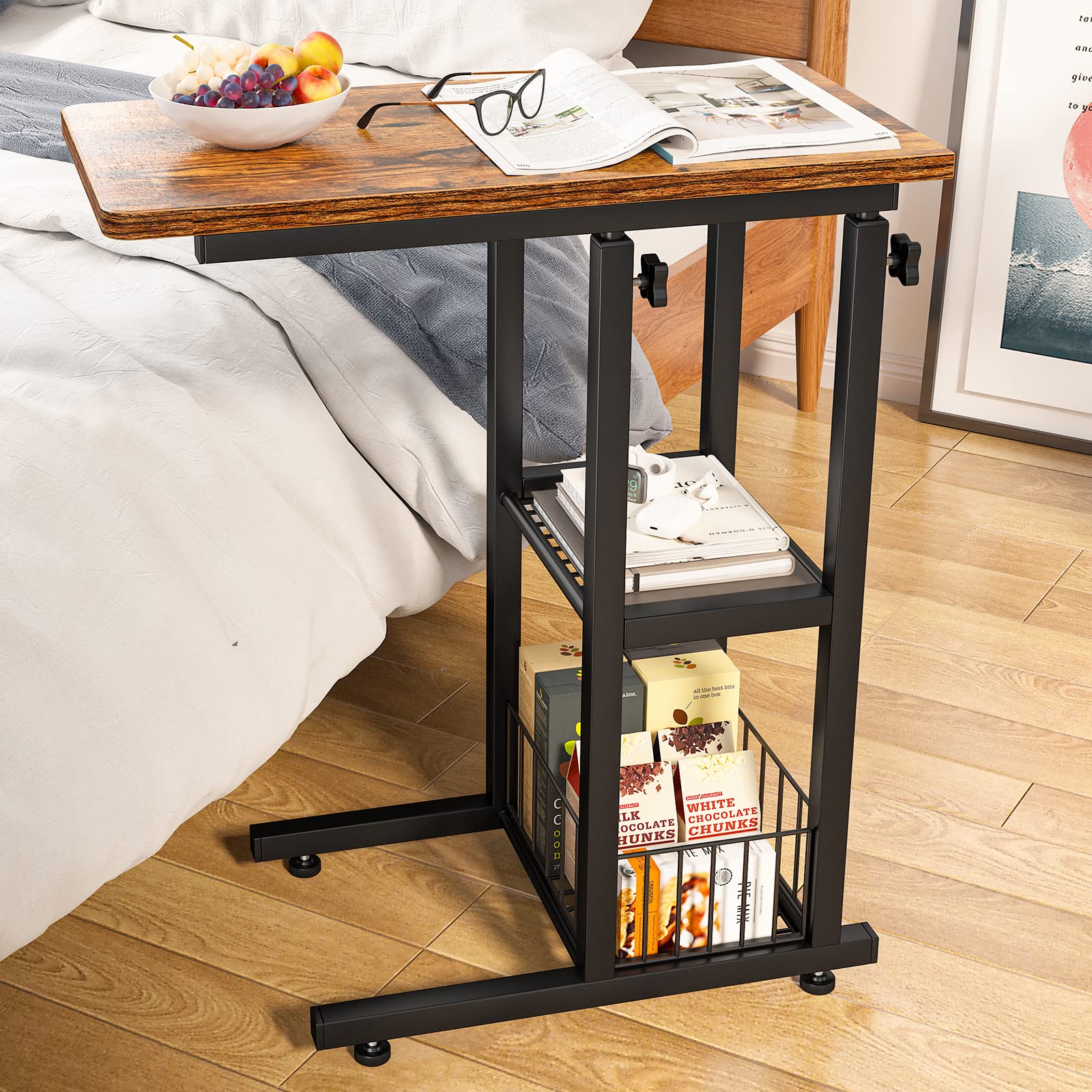 Buy EnHomee C Table End Table Couch Tables That Slide Under Sofa TV