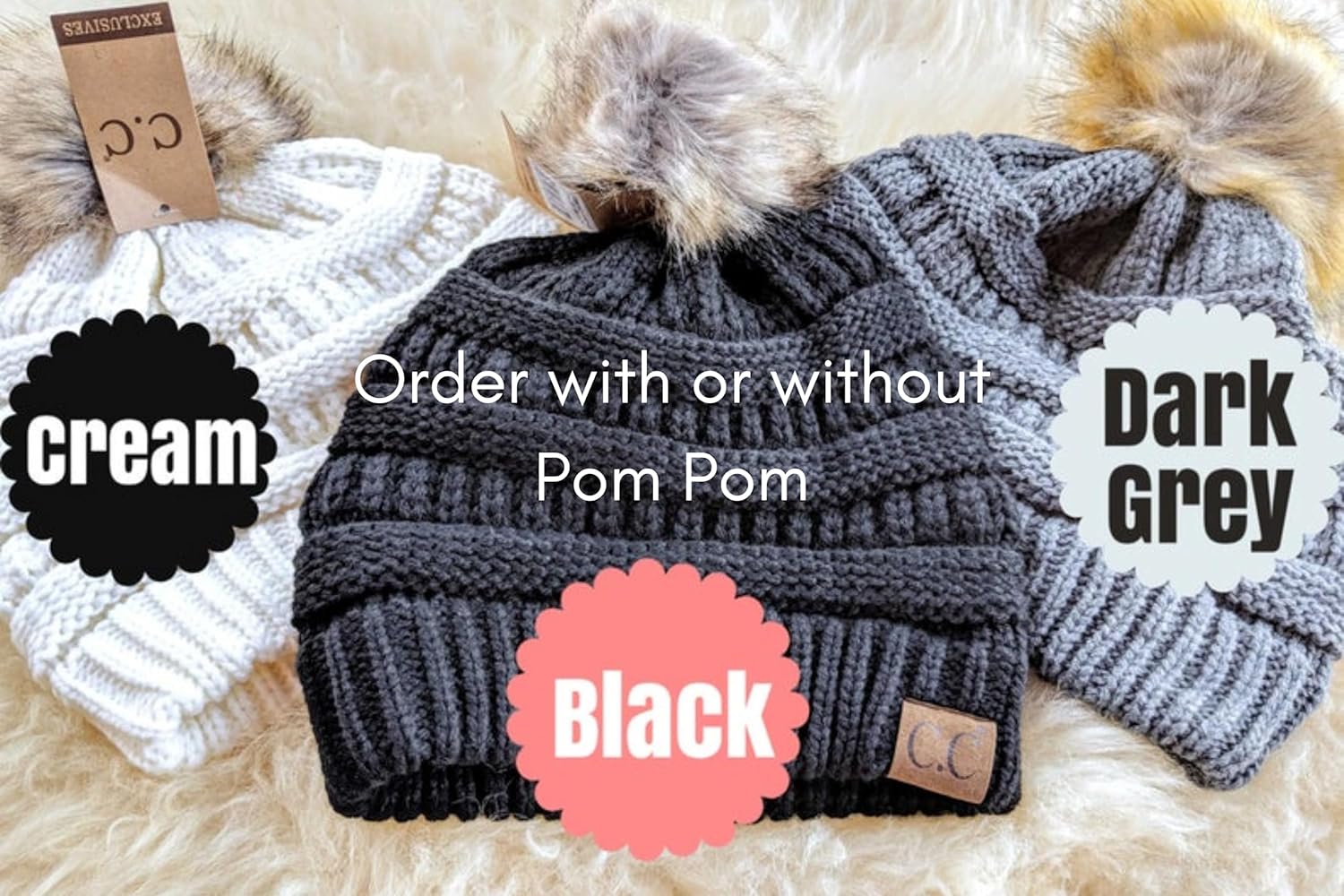 Custom Name Nickname Text Women's Beanie, Embroidered Monogrammed Sewn Cute, Gigi Mimi Grandma Yaya Lala Meemaw Mawmaw Nonna Nana Mama Custom Fall Winter Hat Cap Toque Gift Present Distinct Headwear