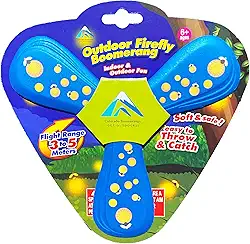 Blue Outdoor Firefly Boomerang - Espuma rígida para diversão segura e com baixo vento!
