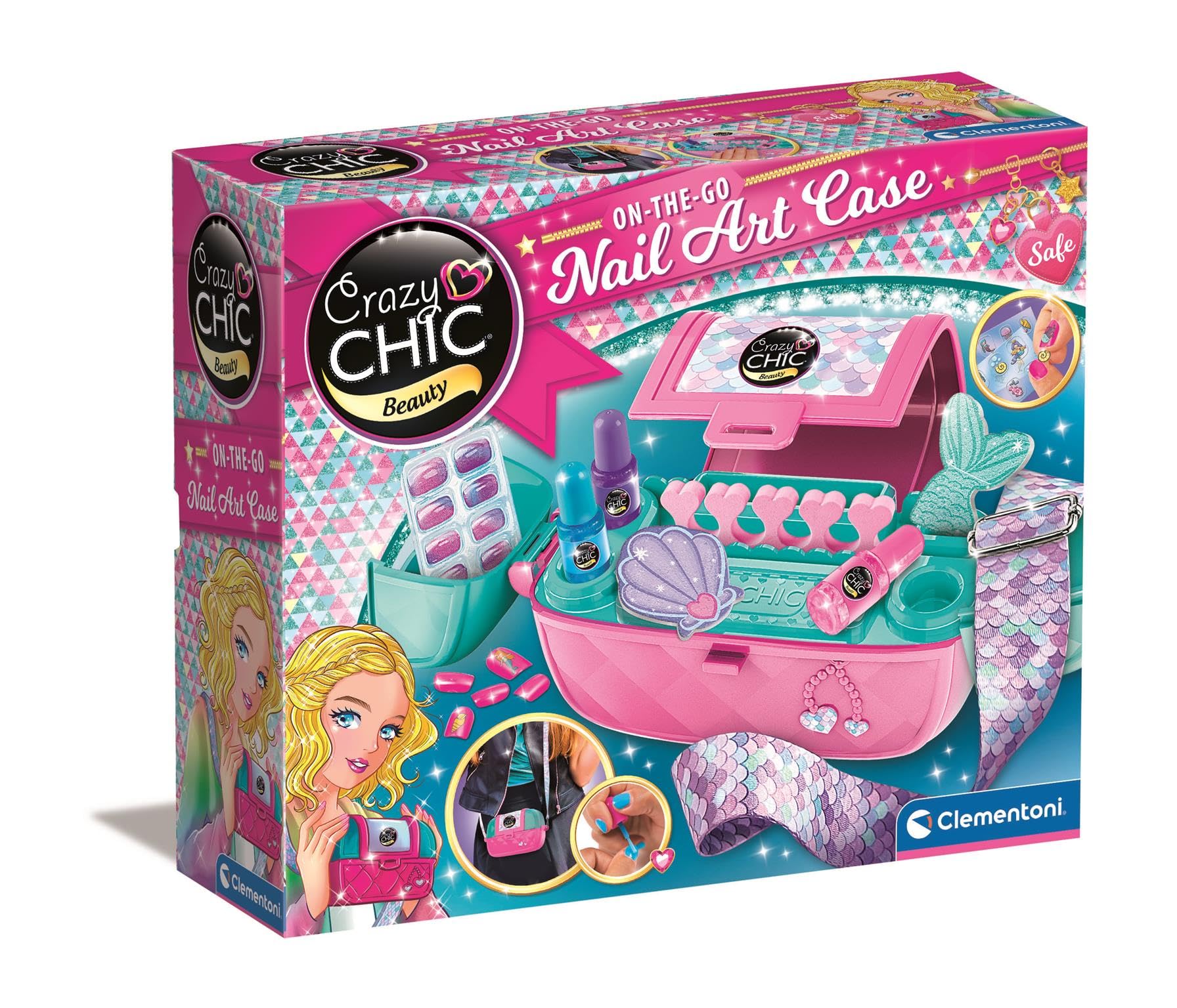 George Pink Crazy Chic - On-The-Go Nail Art Case