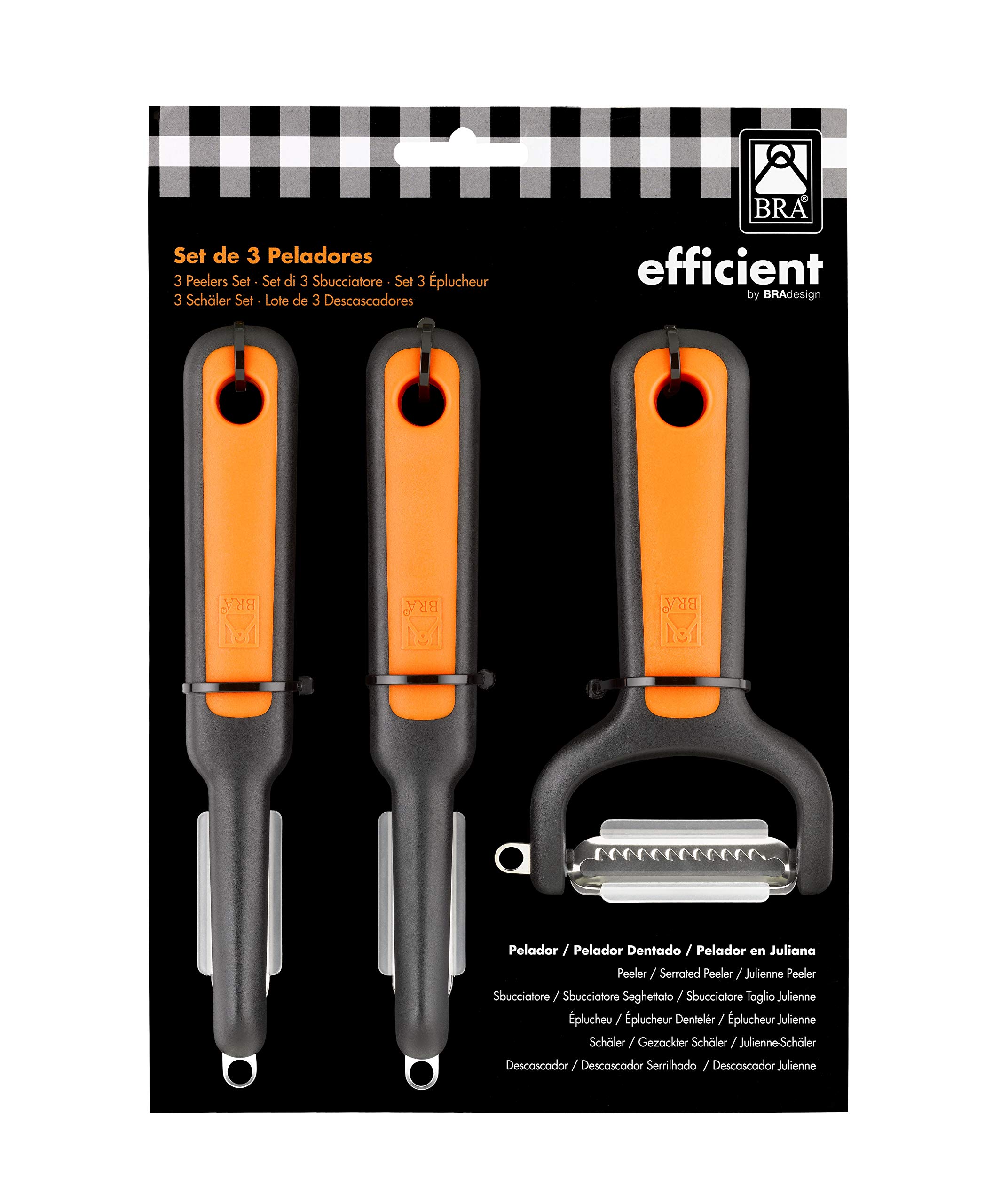 Braisogona Efficient Set of 3 Peelers