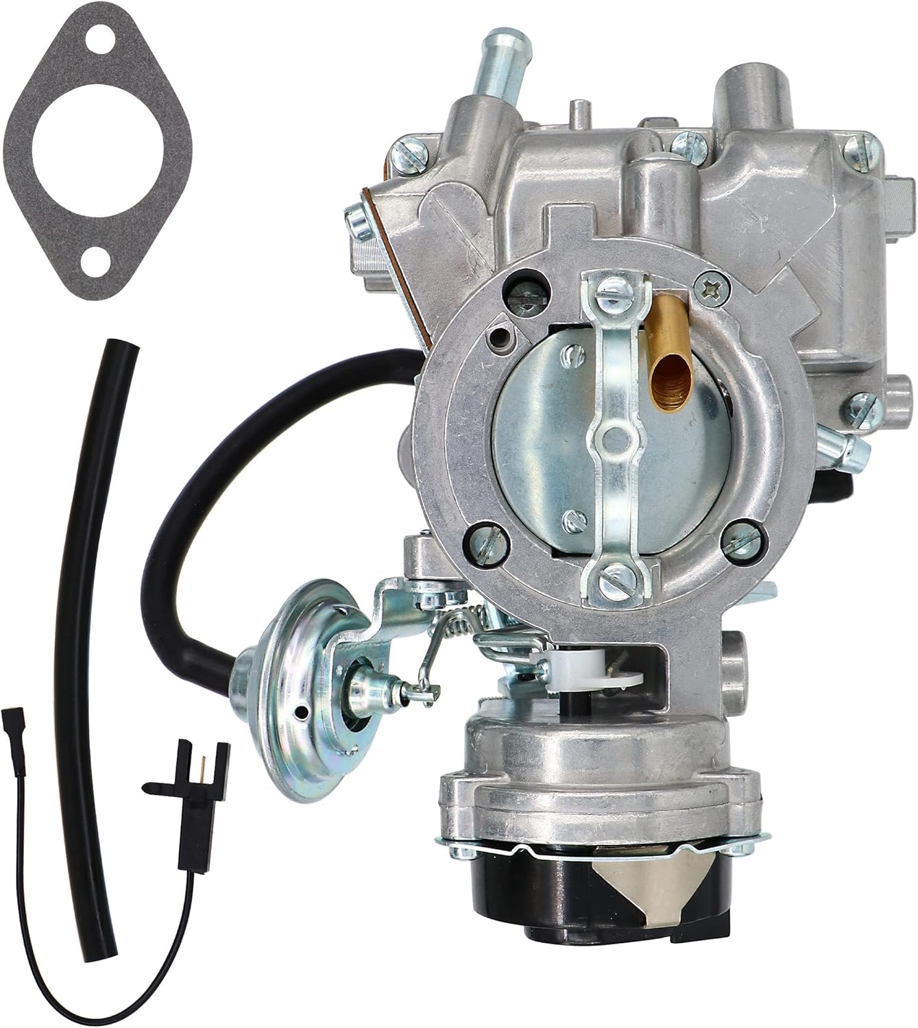 Carburetor 1 Barrel for Ford 4.9L 300 Cu 4.1L 250 Cu 3.3L 200 Cu Engines 1965-1985 F100 F150 F250 F350 Electric Choke Ford Fairmont Broncos Econoline Granada Carter type YFA with Gaskets