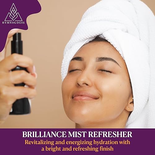 Miniatura 3 de HYMNOLOGIE Brilliance Mist Refresher - Spray de hidratación revitalizante y energizante con azafrán y mandarina  Bruma facial hidratante y