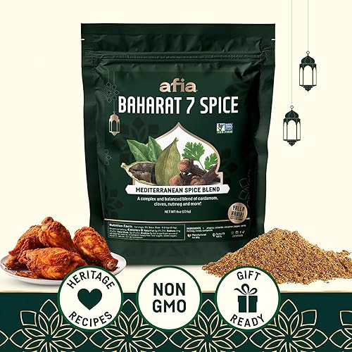 Miniatura 2 de Afia Baharat 7 Spice Blend  Condimento levantino premium con cilantro, canela, clavo, pimienta negra, comino y cardamomo  Sabor audaz de Oriente