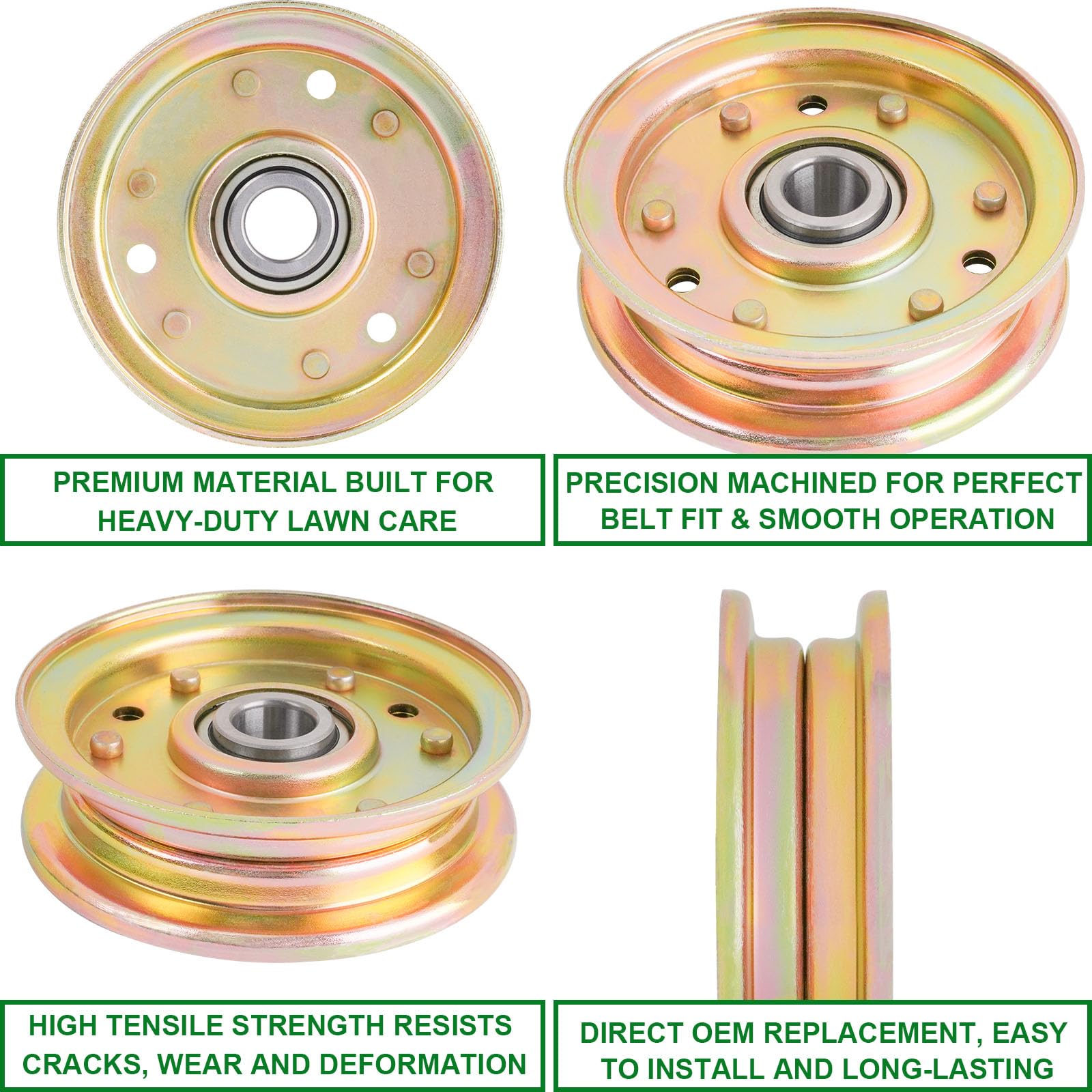 King Kutter Idler Pulley - RFM Series 4/5/6 Mowers -5 King Kutter Idler Pulley - RFM Series 4/5/6 Mowers -5