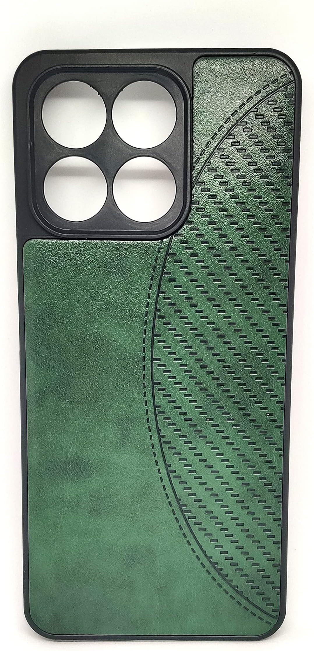Case Cover For Honor X8A Soft Case Luxury Premium Leather anti-shock scratchproof Silicon Casing With Camera Protection Case For Honor X8A (Green)