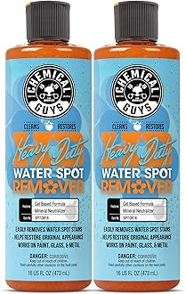 Heavy Duty Water Spot Remover Gel for Paint, Glass, and Metal - Mineral and Water Spot Remover for Cars, Trucks, Motorcycles, RVs & More - 16 oz (2 pack)