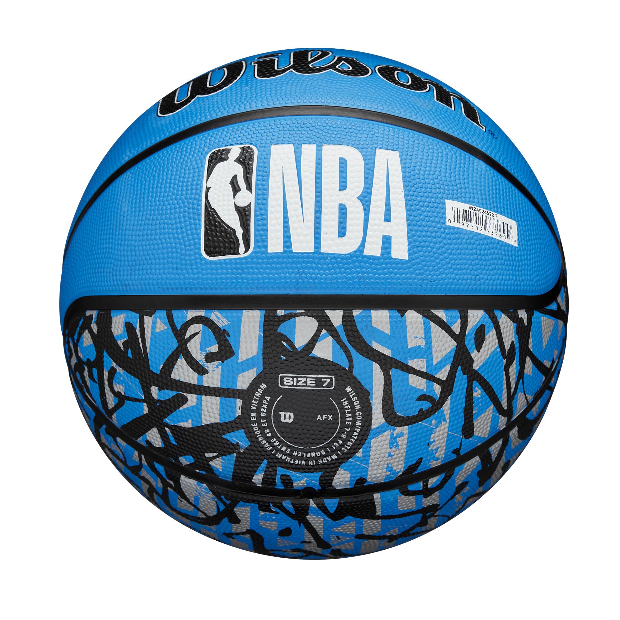 Wilson NBA Team Graffiti - Balón de Baloncesto - Orlando Magic, tamaño 7-29.5 Pulgadas
