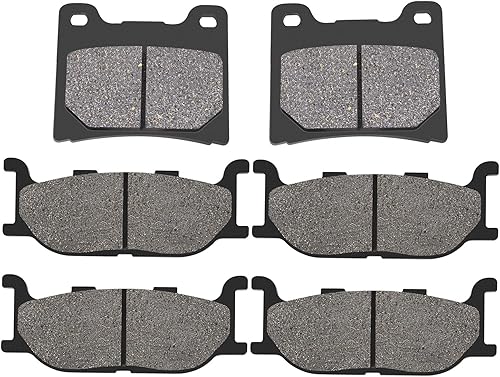 Road Passion Pastillas de freno delanteras y traseras de repuesto para YAMAHA XVS1100 V-Star Custom Midnight 2007-2008/XVS1100 V-Star