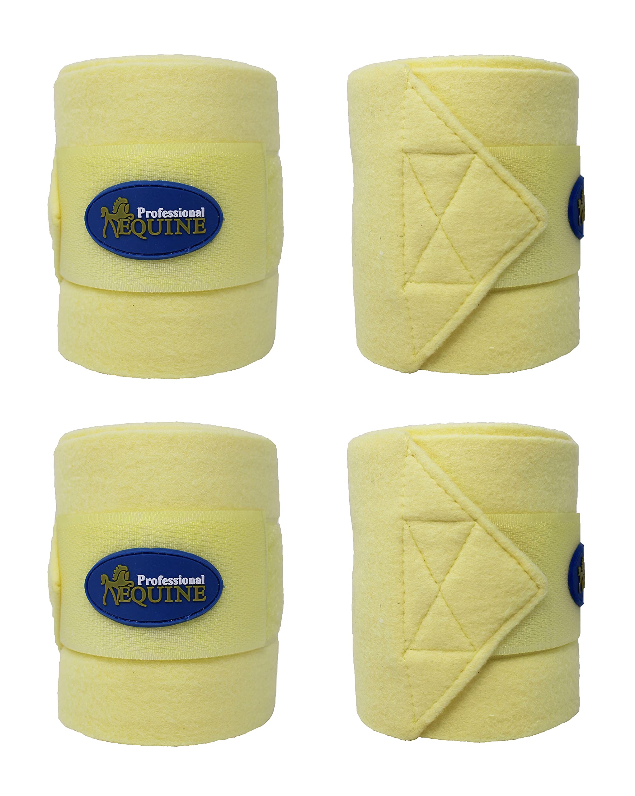 CHALLENGER 10ft Horse Grooming Leg Polo Wrap Set of 4 Soft Fleece 95R
