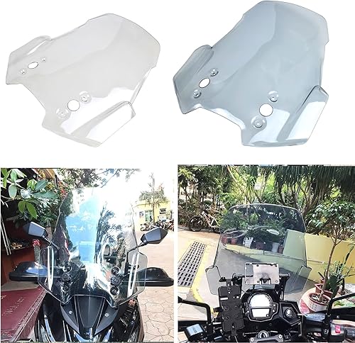 Miniatura 2 de Windshiedl - Protector de carenado para parabrisas de motocicleta compatible con Ka-wa-sa-ki Ver-sys 1000 KLZ 1000 Ver-sys 650 2015 2016 2017 2018