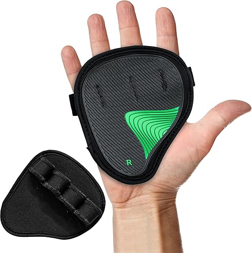 Miniatura 7 de Almohadillas de neopreno para levantamiento de pesas  Empuñaduras antideslizantes para hombres y mujeres  Guantes de entrenamiento alternativos para