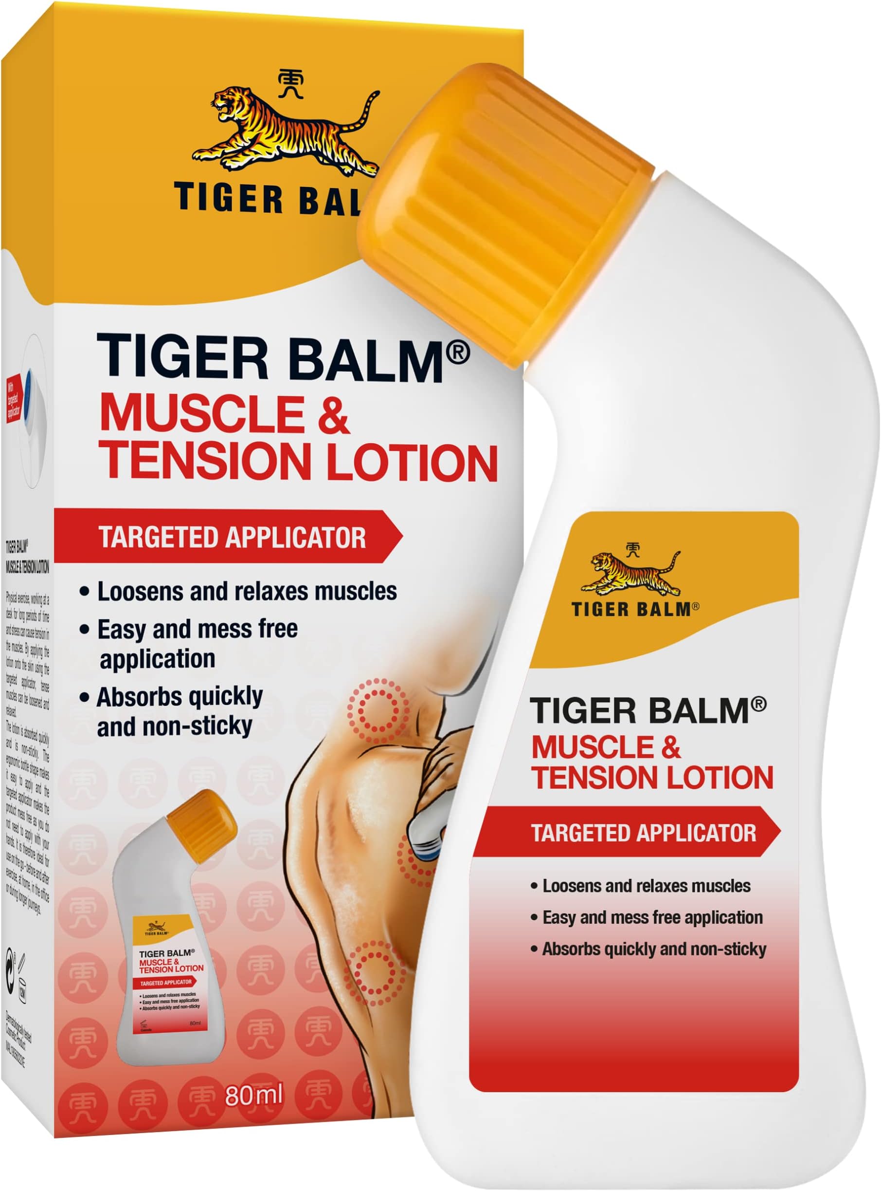 Muscle and Tension Lotion with Targeted Applicator, 80 ml