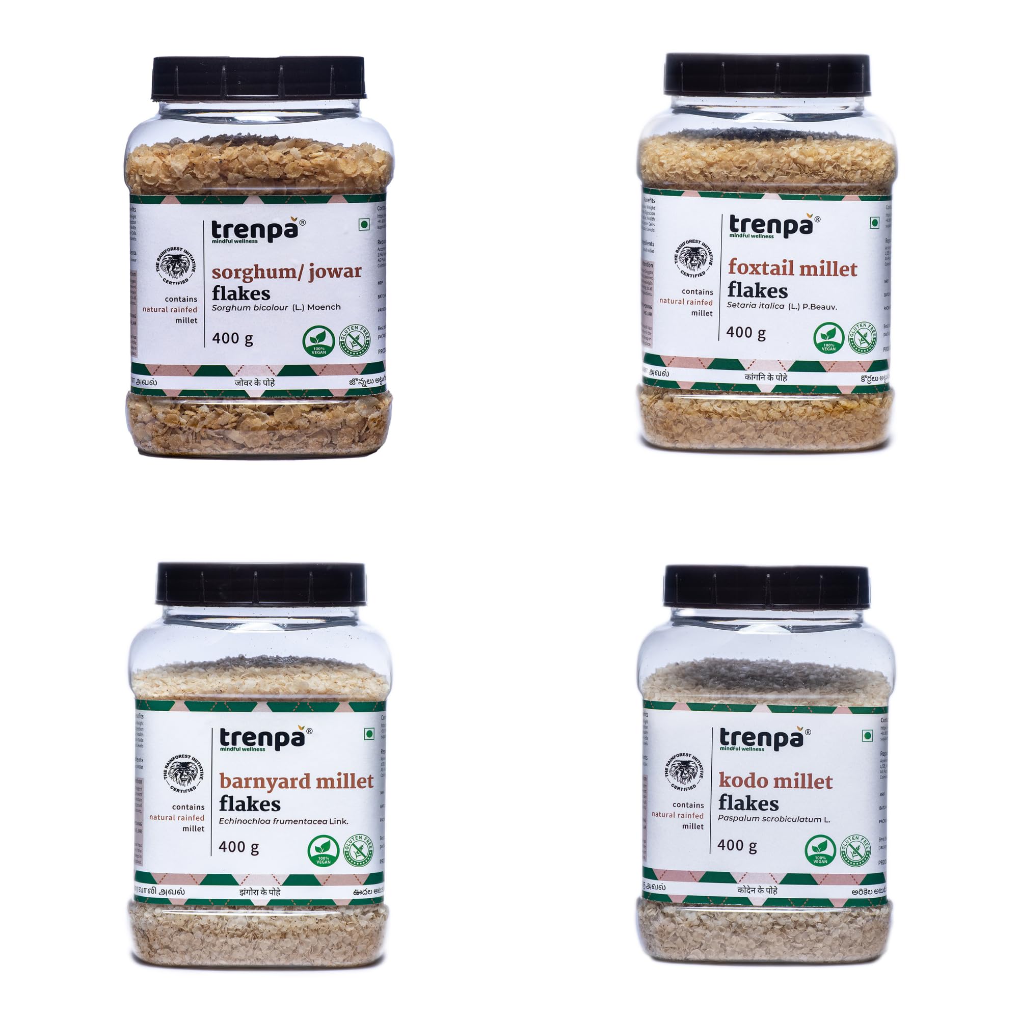 See full amazon price history chart for TRENPA 4x400 gms Millet Flakes Combo (Poha) | Barnyard, Kodo, Sorghum, Foxtail Millet Flakes | Diabetic-Friendly | Millet Breakfast Cereal TRENPA 4x400 gms Millet Flakes Combo (Poha) | Barnyard, Kodo, Sorghum, Foxtail Millet Flakes | Diabetic-Friendly | Millet Breakfast Cereal (B0CF56HGGB) Amazon Price History, Amazon Price Tracker