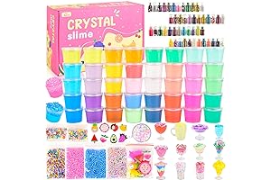 tuupowana Fruit Slime Kit for Girls: Engage in a Sensory Rainbow Adventure