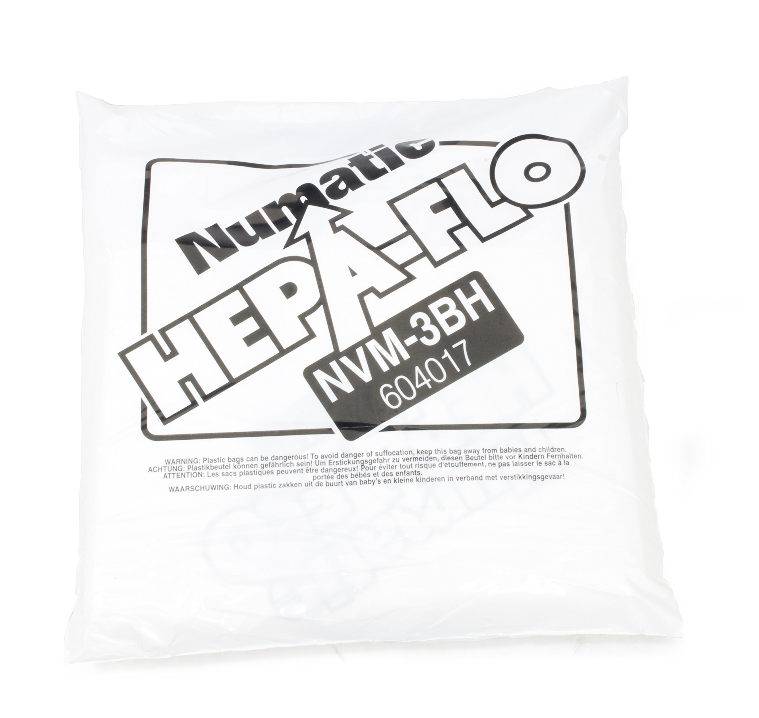 Numatic NVM 3BH Hepa Flow Vacuum Dust Bags part 604017 by Numatic