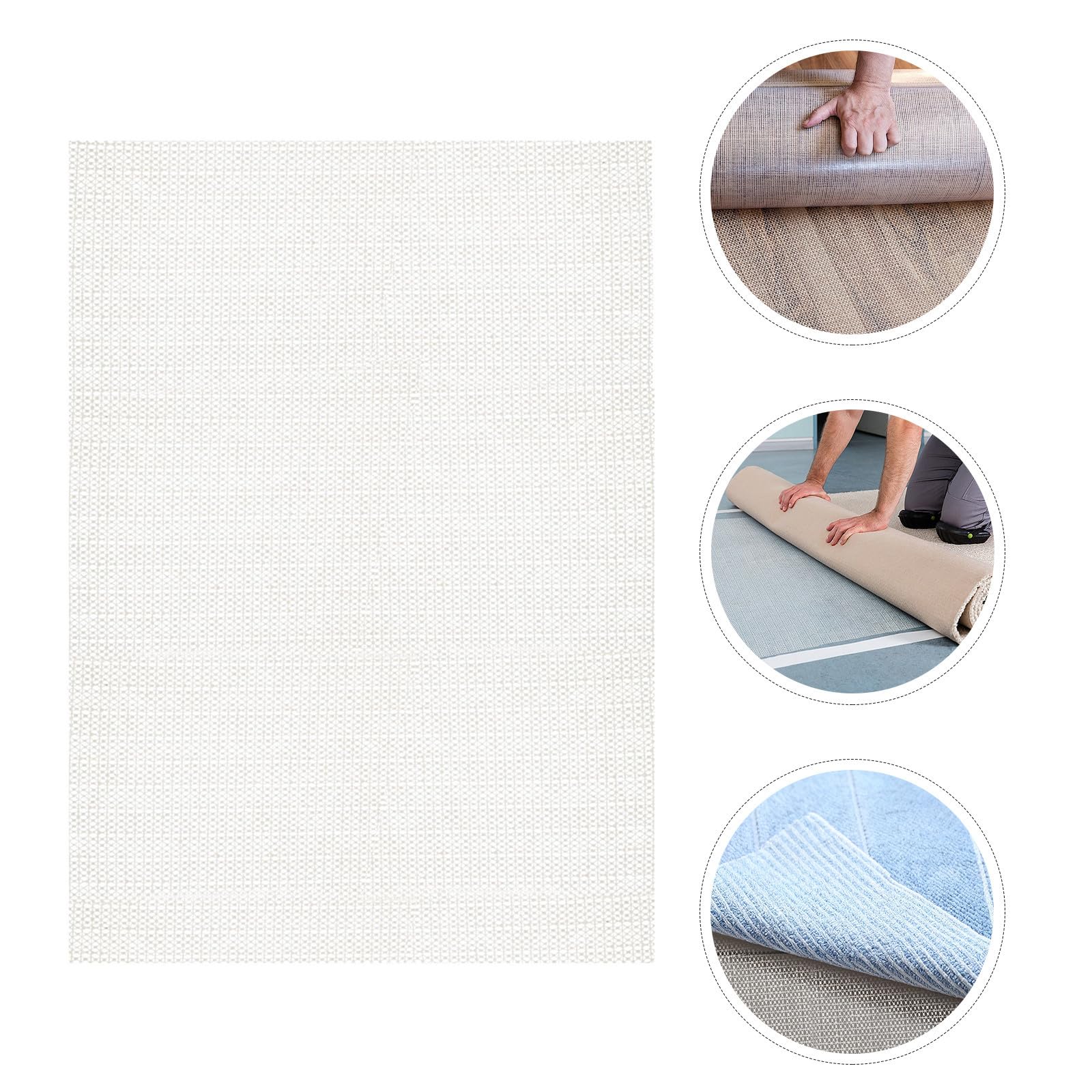 Antirutschmatte für Teppich 200x300cm – 2 Stück PVC Netzmatte, verhindert das Rutschen, rutschfest für Fliesenboden, geeignet für Sofabetten und Matratzen