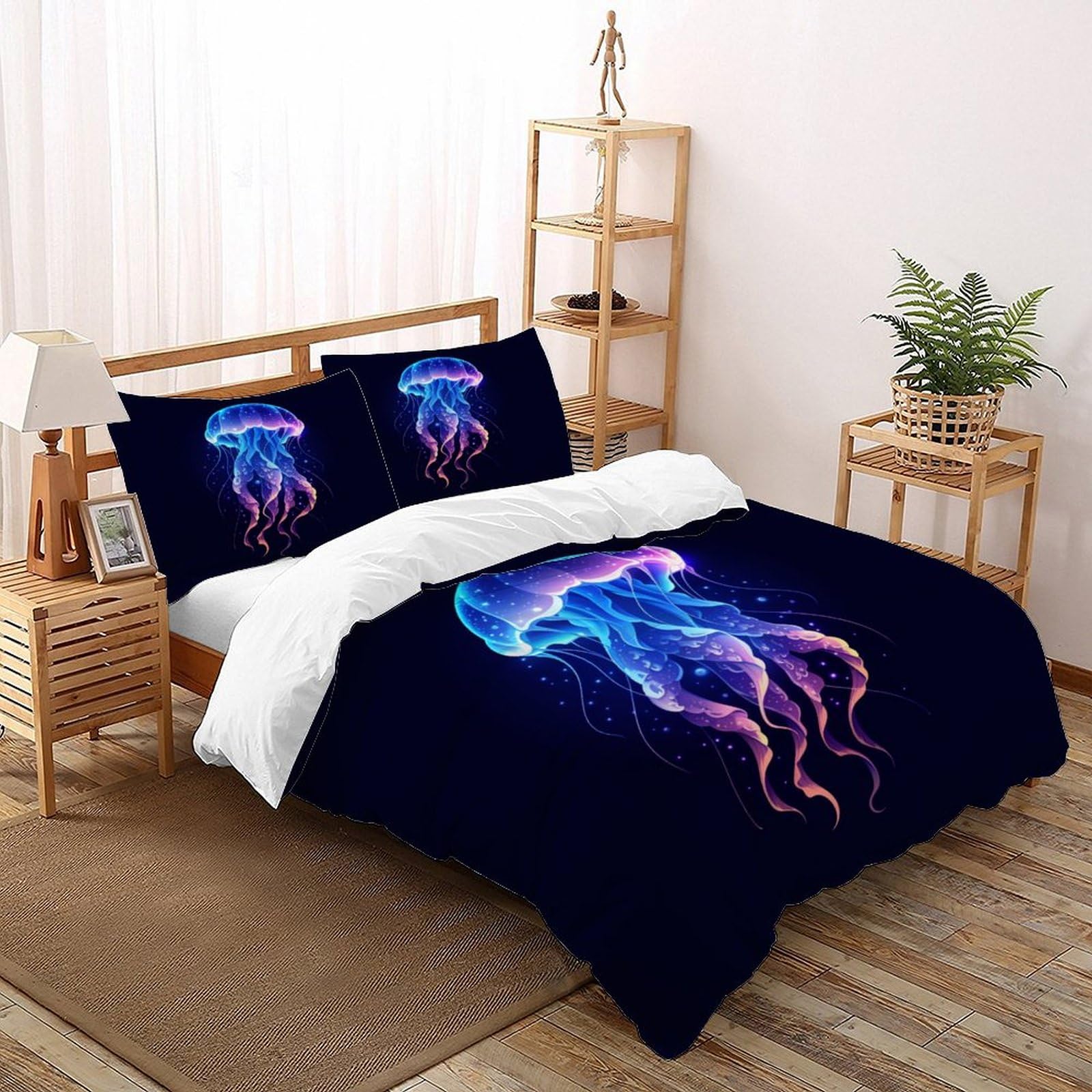Linge de lit chic Planète Hibouille pour chambre de fille cocooning