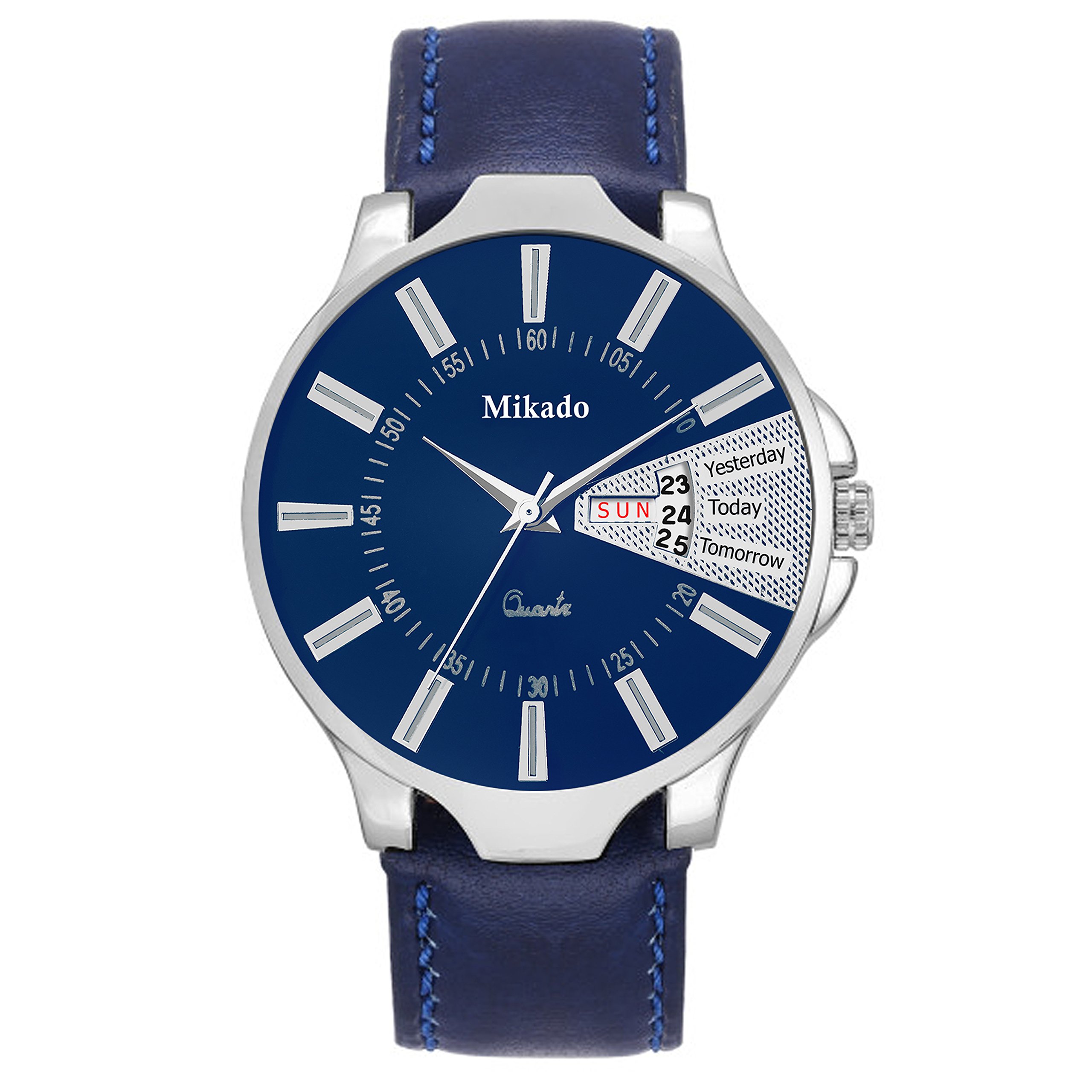 Blue Sea Star Day and Date Functional Men's Watch-image-44