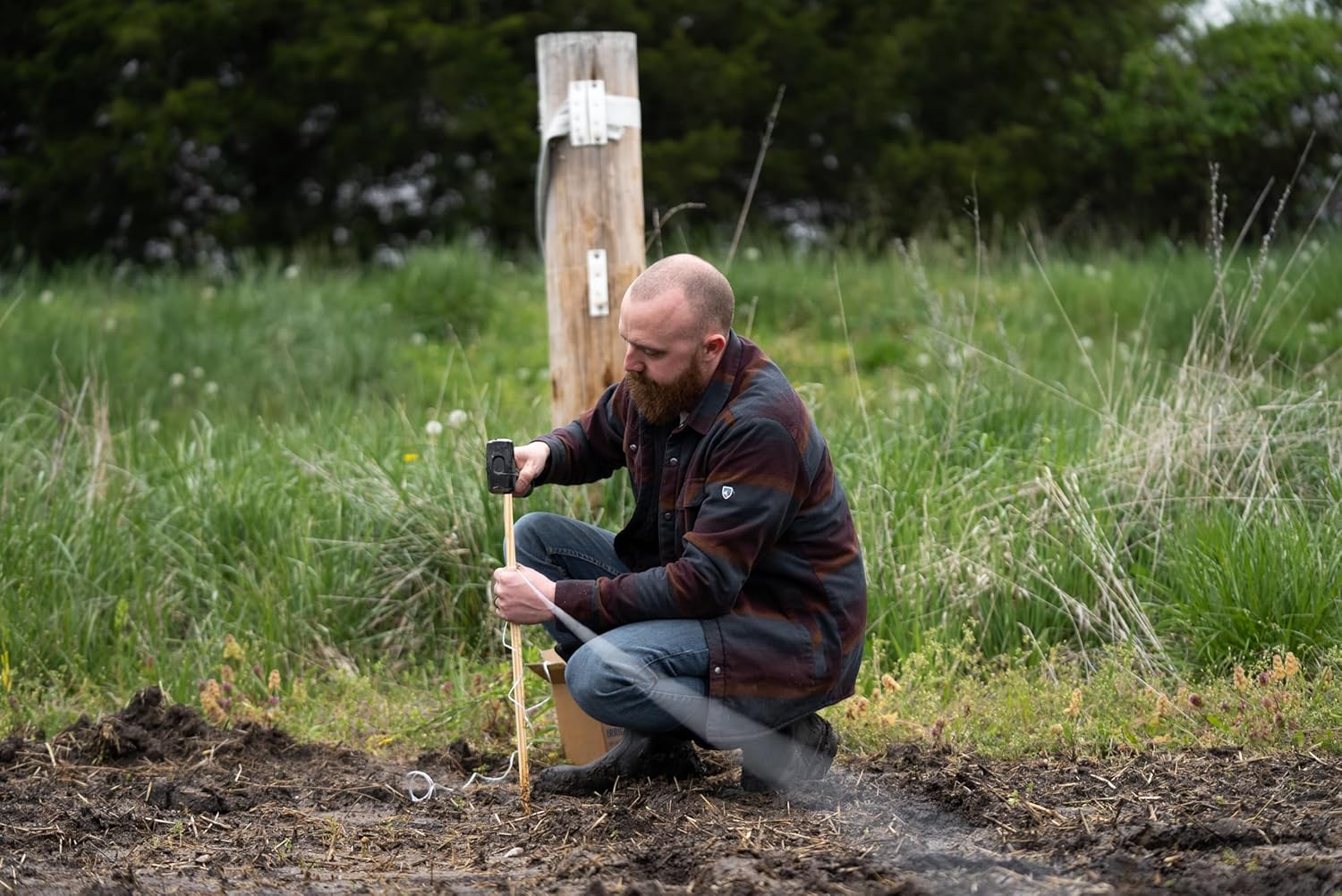 Hooyman Sledge and Club Hammer with Heavy Duty Construction, Ergonomic No-Slip H-Grip Handle, Fiberglass Core, High Strength Steel for Construction, Gardening, Land Management, Yard Work, and Outdoors