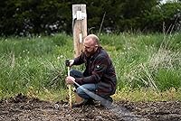 Vista 5 de Martillo y mazo de Hooyman con construcción resistente, mango ergonómico antideslizante con empuñadura en H, núcleo de fibra de vidrio, acero