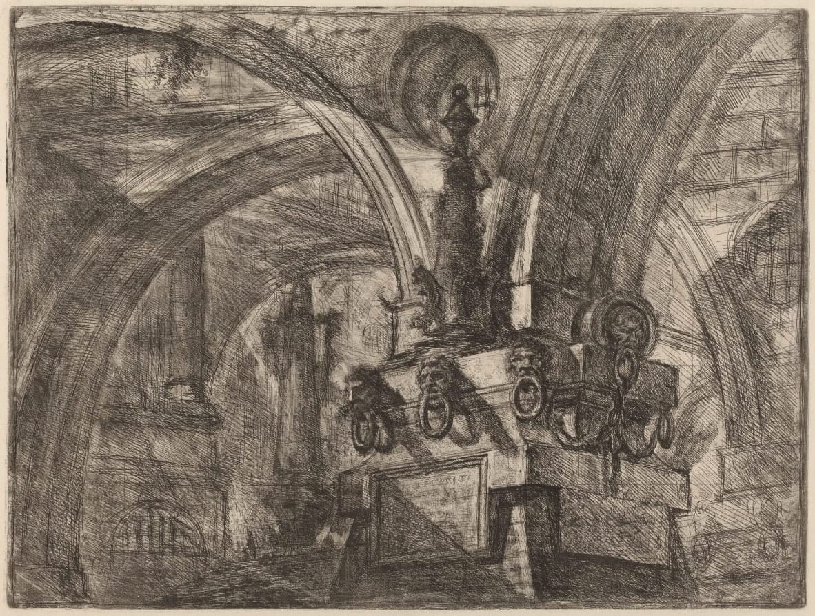 Cuadro de Piranesi en lienzo de 60x90cm: la solución ideal para paredes vacías 5