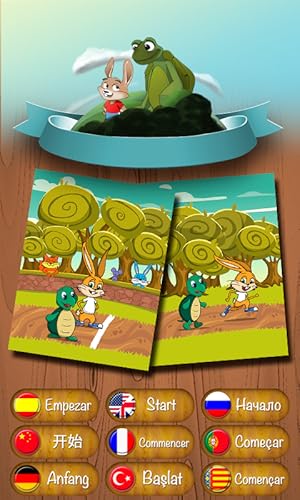 A tartaruga & a lebre Tales & livro interativo