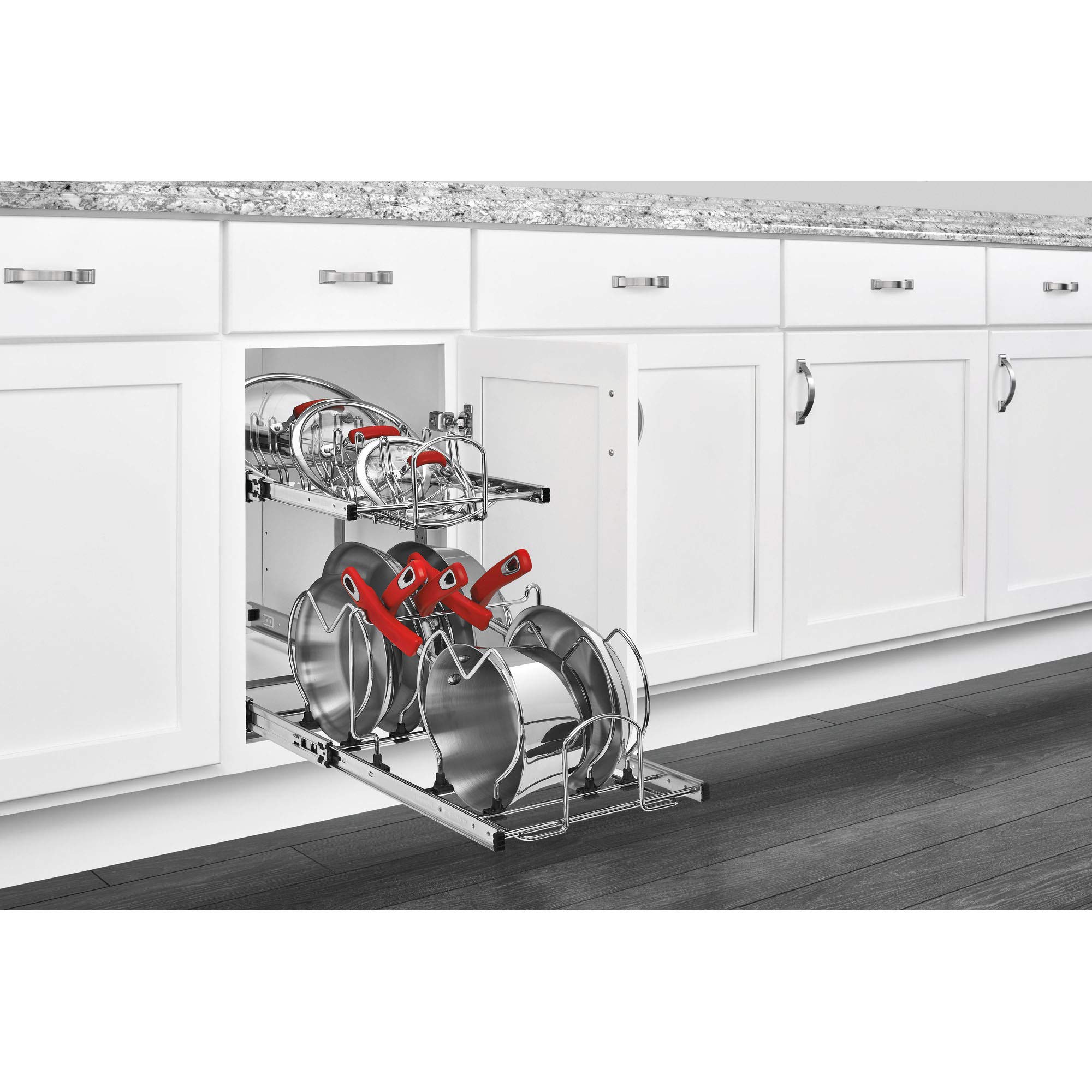 RevAShelf 5CW21222CR 12Inch 2Tier Wire Pull Out Kitchen