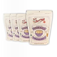Vista 1 de Bob's Red Mill Muesli sin gluten, 16 oz (paquete de 4) – Sin gluten, sin OGM, Kosher