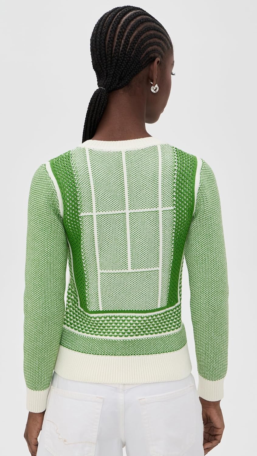 Lacoste Women's Tennis Court Graphic Sweater