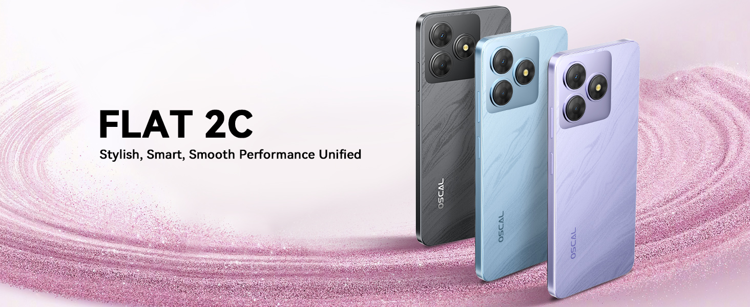 OSCAL FLAT 2C　ブルー　　android14 Amazon | OSCAL Flat2 Android14 スマートフォン本体 12GB+256GB