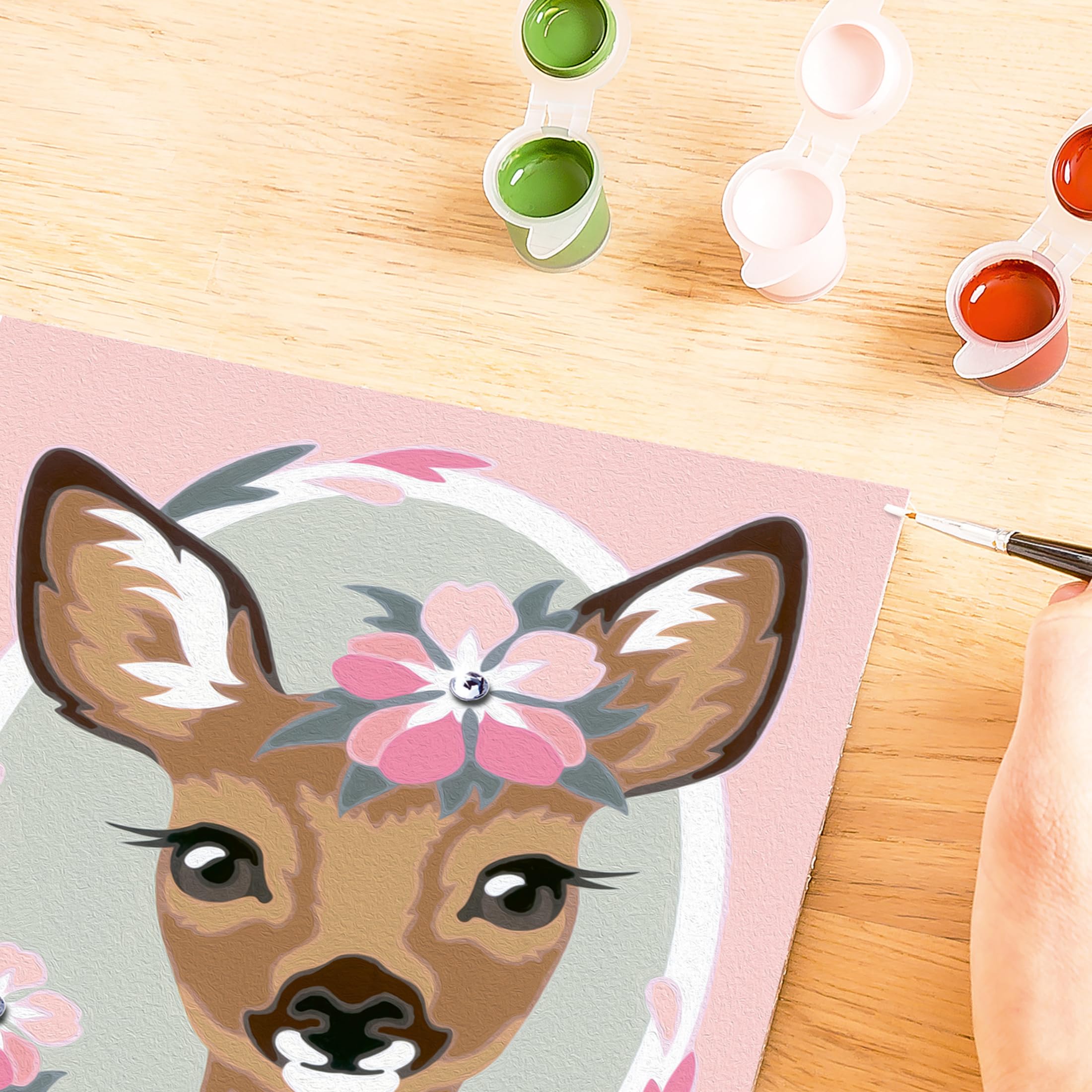 Ravensburger CreArt 28942 - Dipingere con i Numeri per Bambini dai 7 Anni in su, Set da Pittura con Cornice, Pennello e Colori acrilici, Regalo per Ragazze e Ragazzi : Ravensburger